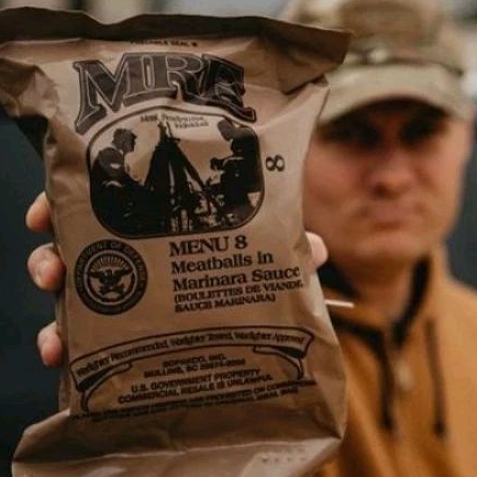 U.S Military food ration pack MRE