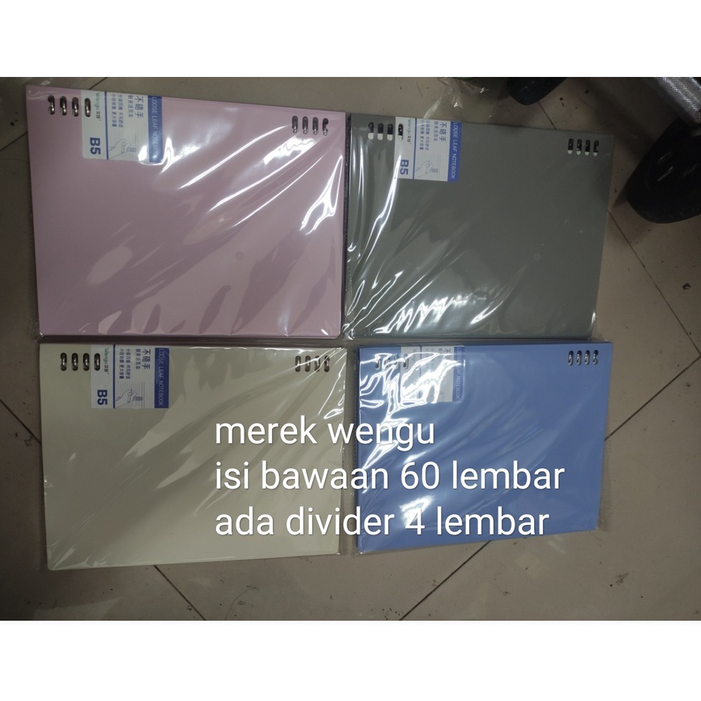 

Prm map biner ls ke B11 ukuran b5 isi 6 lembar wengu ring 8 besi 8