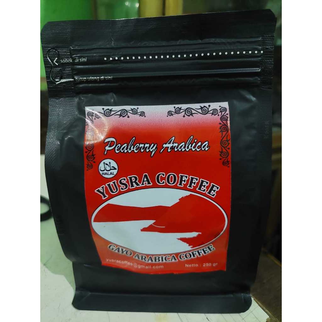 

yusra coffee peaberry arabica