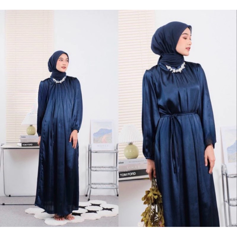 SAUQIA DRESS SILK PREMIUM | DRESS HARI RAYA | DRESS KONDANGAN