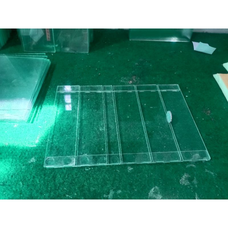 tutup aquarium berbagai ukuran kaca 5mm