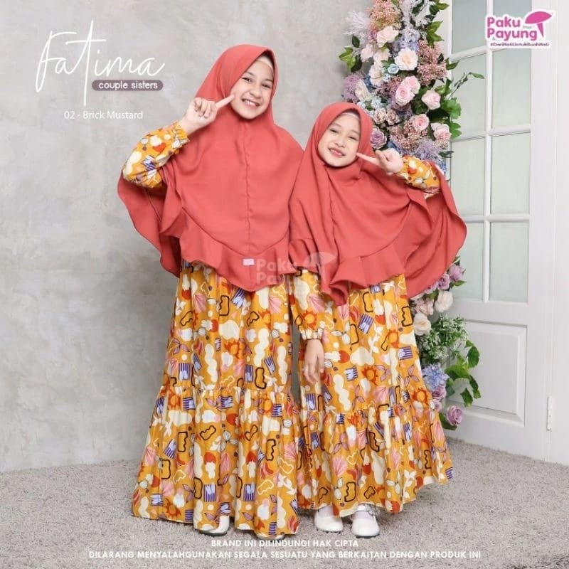 Gamis anak Fatimah dress baju muslim anak
