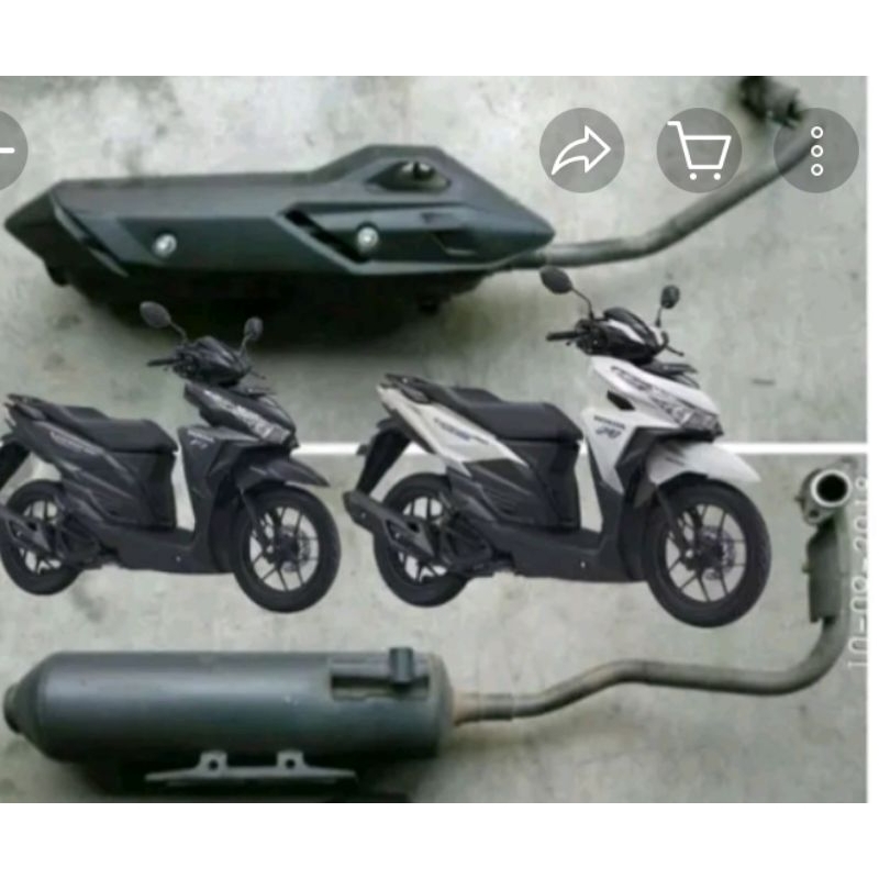 knalpot knalpot stadart Vario  125 , 150 LED k 60,59 orsinil