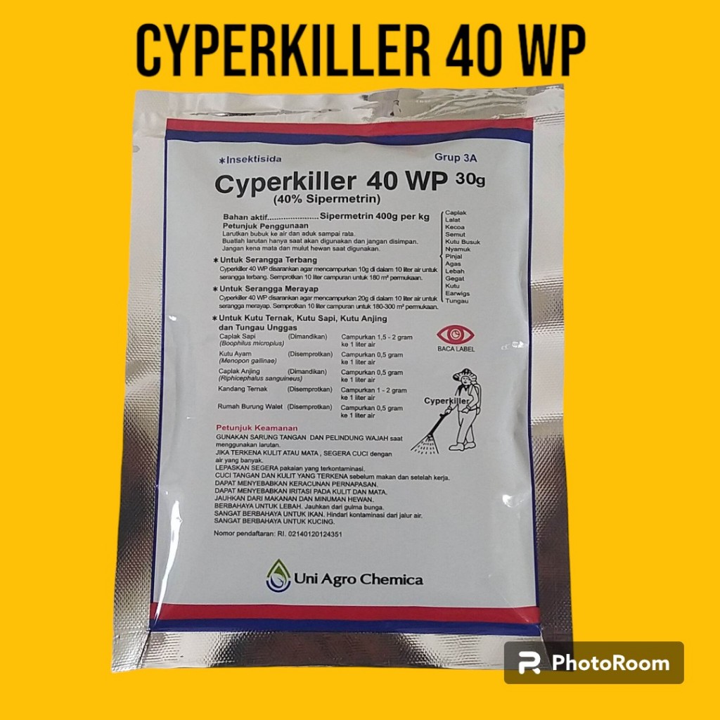 Cyperkiller Asli Korea Obat Hama Gedung Walet 40wp