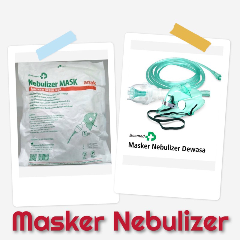 Masker Nebulizer Satuan*T1
