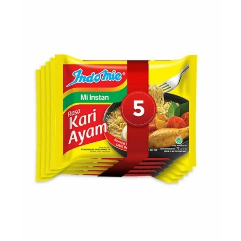 

INDOMIE Kari Ayam Paket 5pcs