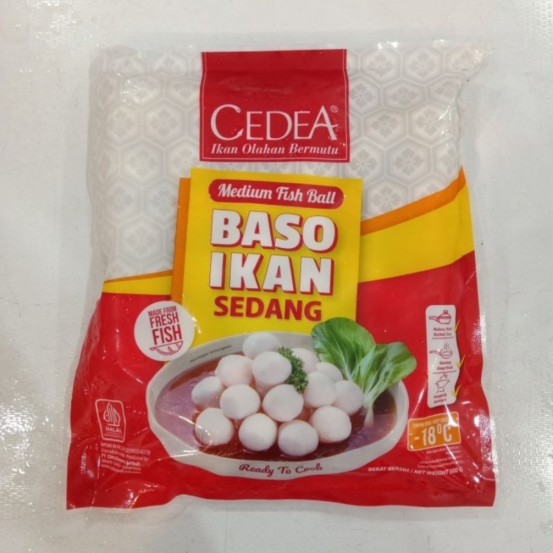 

Cedea Baso Ikan Sedang / Bakso Ikan Sedang | Berat Bersih 500gr