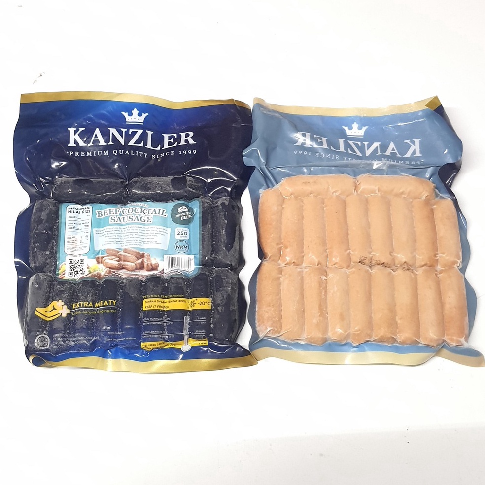 

HPC255 BAYAR DITEMPAT KANZLER SOSIS SAPI COCKTAIL 25GR KANZLER BEEF SAUSAGE