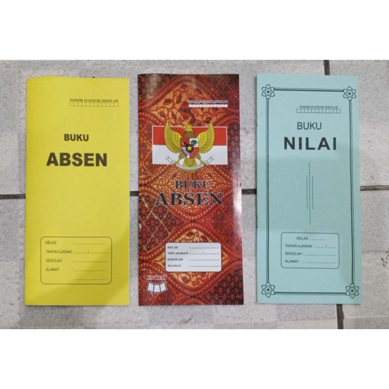 

buku absen besar/buku nilai besar @1buku