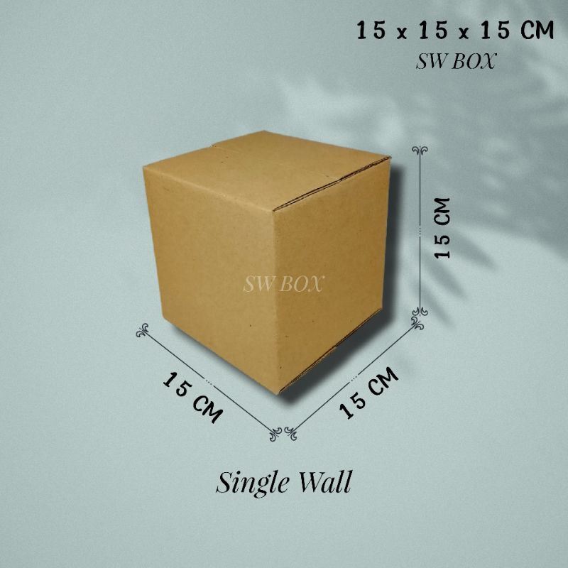 

Kardus Ukuran 15x15x15 CM Box untuk packing ST