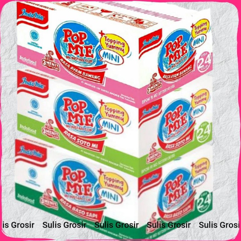 

ACY594 HEMAT PROMO Pop Mie Mini 1 Dus 24 Pcs