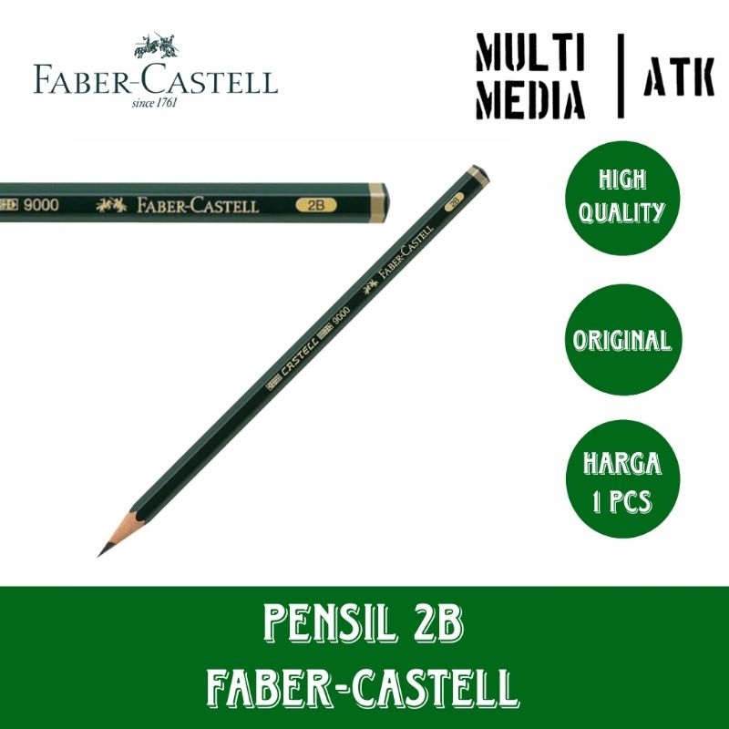 

PENSIL 2B FABER-CASTELL ECER SATUAN