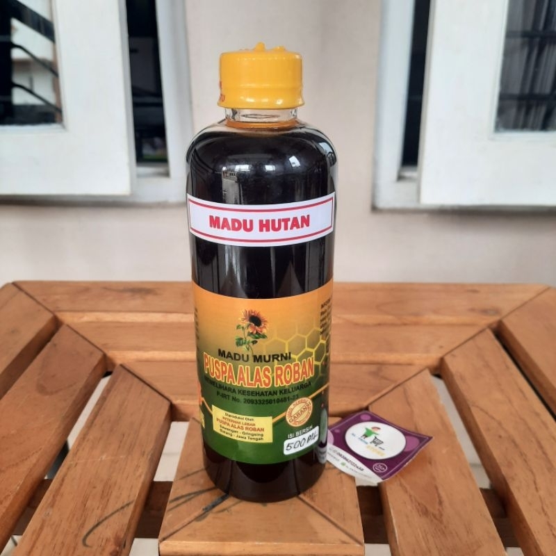Madu Murni Asli Tawon Gung Hutan Liar 500ml Kemasan Botol Plastik