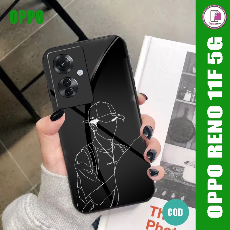Softcase Kaca Oppo Reno 11F 5G 2024 Motif Mewah [09]