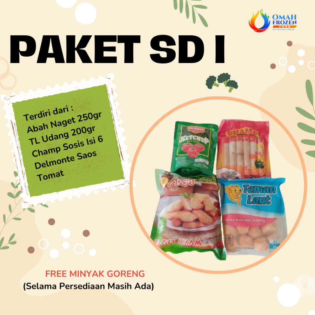 

Paket Frozen Food Paket Ramadhan Paket Murah SD I (NON COD DILUAR KOTA JATENG)
