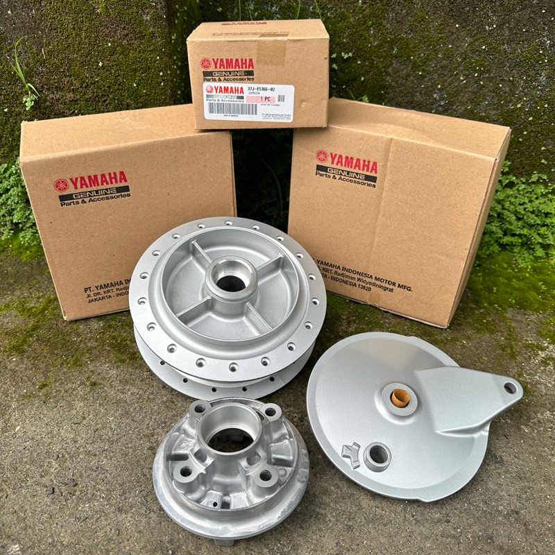 TROMOL RX KING ORI SET TUTUP DAN SET NAPGER TROMOL SCORPIO RX KING ORIGINAL YAMAHA SATU SET