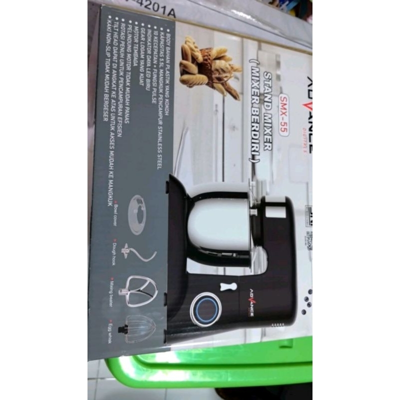 mixer com Advance Stand Mixer SMX-55 / SMX-45 5.5L / 4.5L 900W MURAH BERKUALITAS