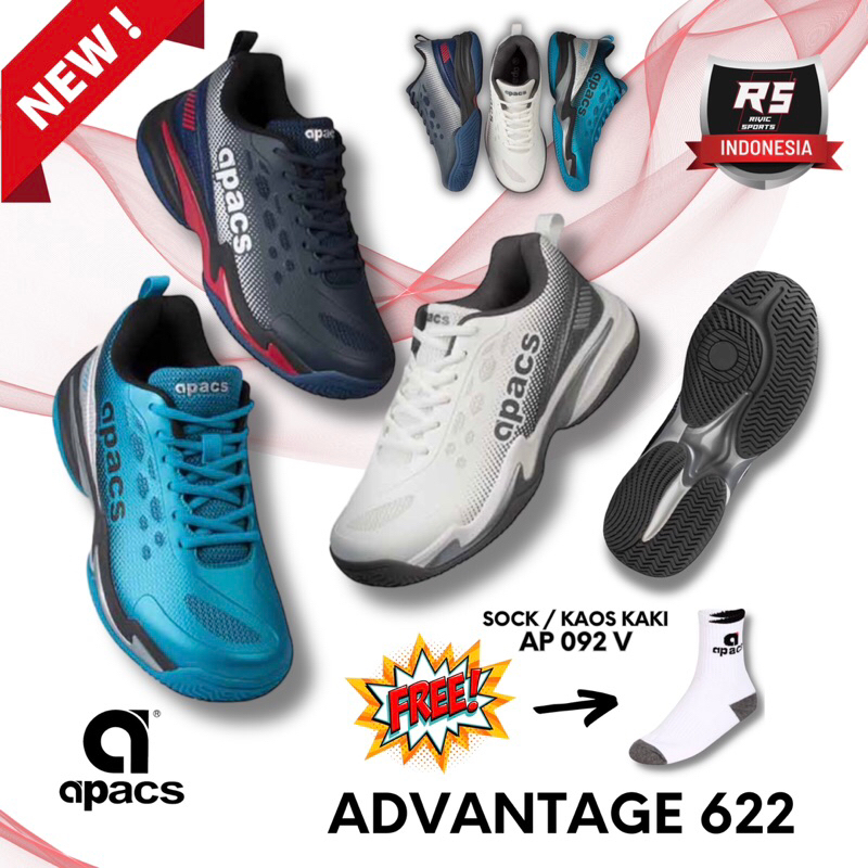 SEPATU BADMINTON APACS ADVANTAGE 622 ORIGINAL 100% Apacs Sports