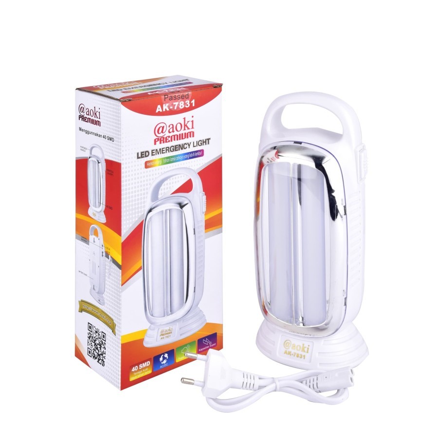 LAMPU EMERGENCY LED 40SMD TUBE DARURAT AOKI AK 7831