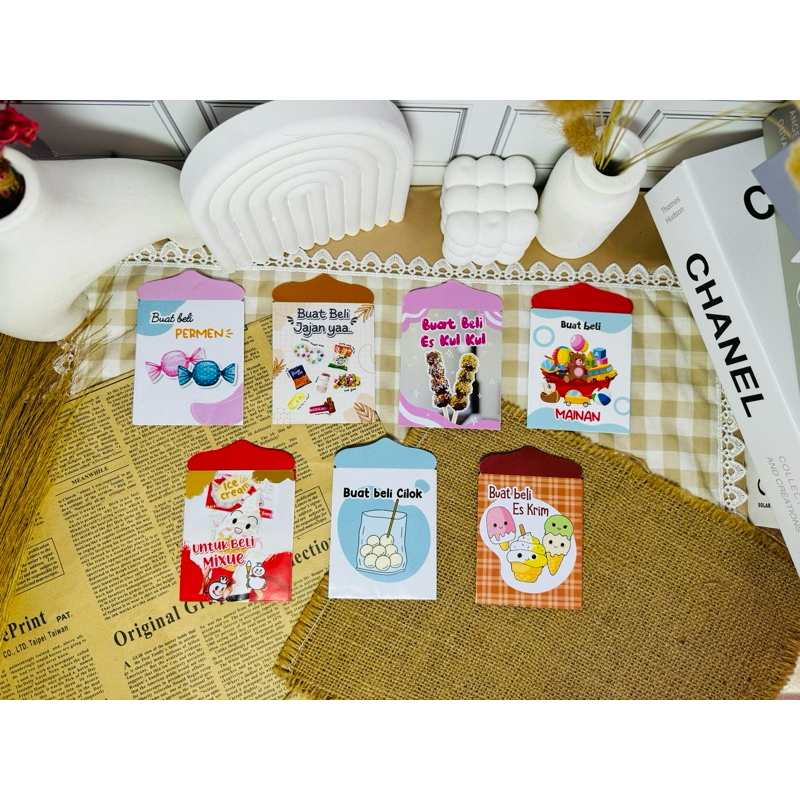 

AMPLOP LEBARAN VIRAL (1PACK ISI 10PCS) / AMPLOP IDUL FITRI 2024 (AMPLOP KECIL)