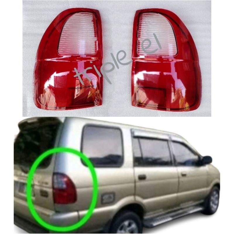 Mika Stoplamp Stop Lamp Lampu Rem Belakang Panther New 2001 - 2004 (Mika Putih Rata)