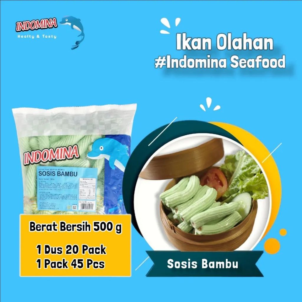 

Indomina Sosis Bambu 500gr