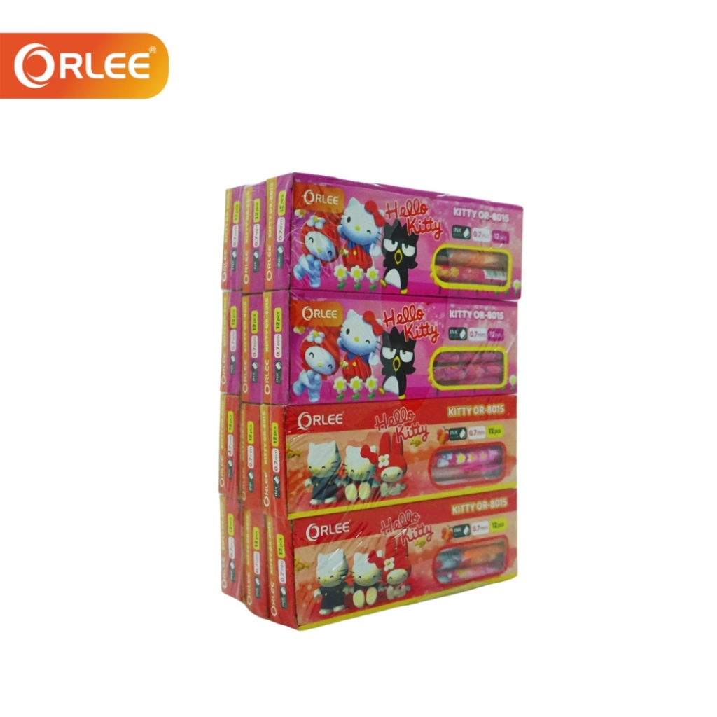 

Bolpoin Spiral Merk Orlee / Motif Karakter Hello Kitty OR-8015 / 1 LUSIN