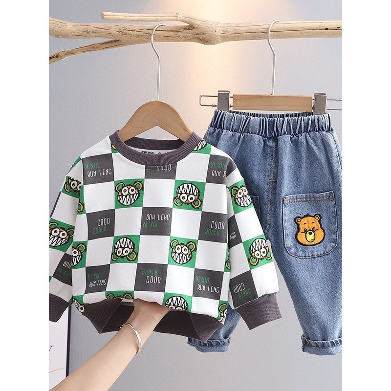 SETELAN ANAK COWOK / SETELAN ANAK COWOK IMPORT / SETELAN ANAK COWOK KEREN / BAJU LEBARAN ANAK COWOK 