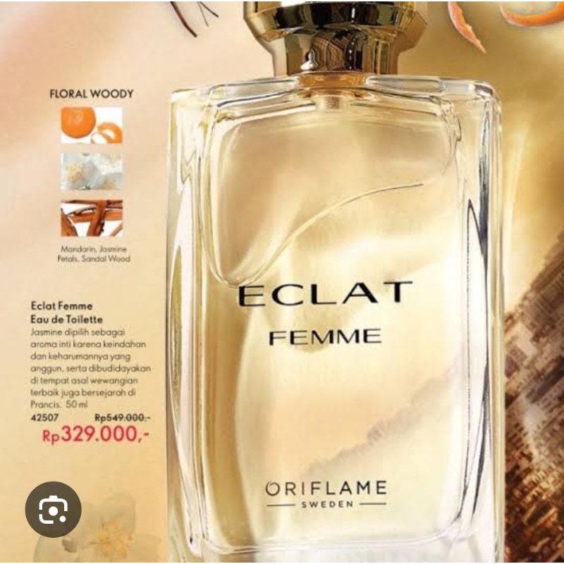 oriflame parfum Eclat femme