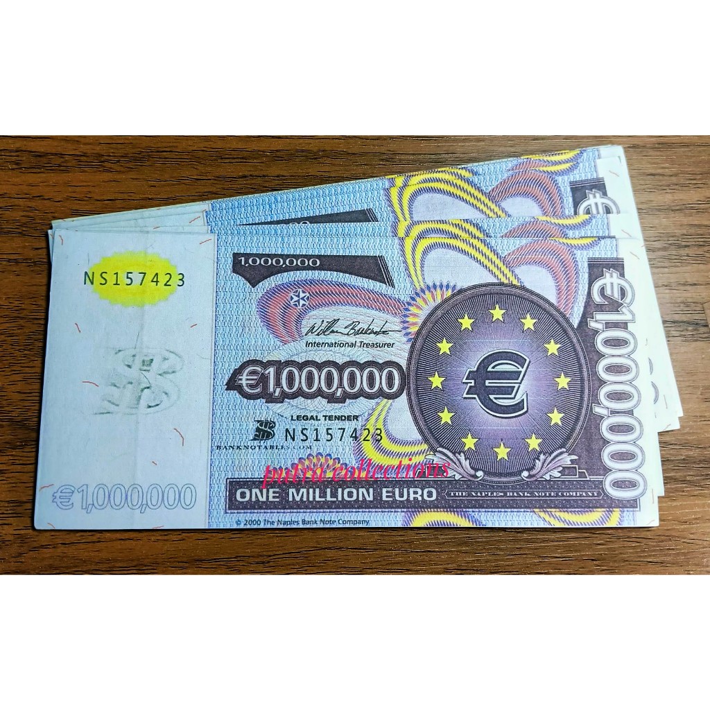 uang 1 juta euro souvenir #Gress