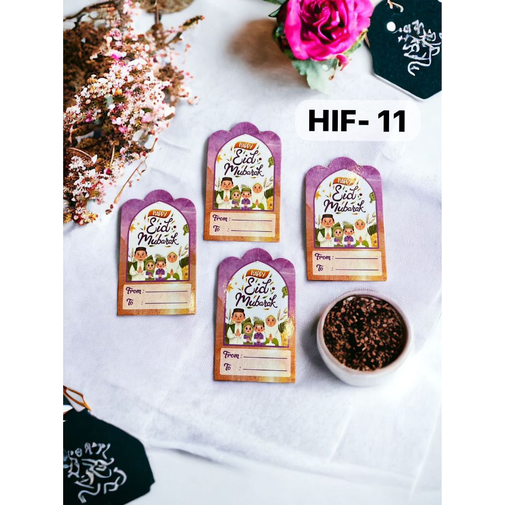 

Hangtag Hang tag hiasan dus box kotak packaging toples kue lebaran Idul Fitri