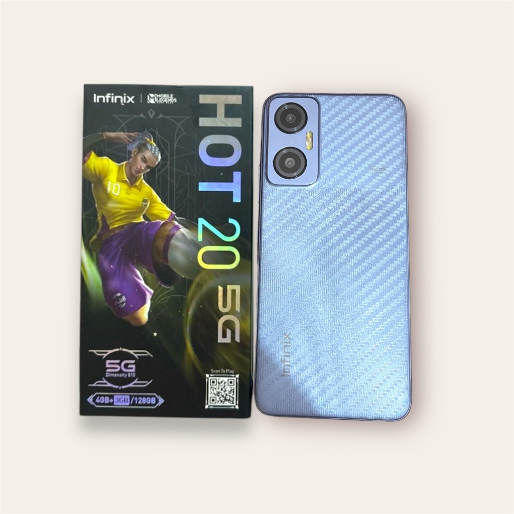 Infinix hot 20 5G 4/128 GB Fullset Garansi Resmi - Second