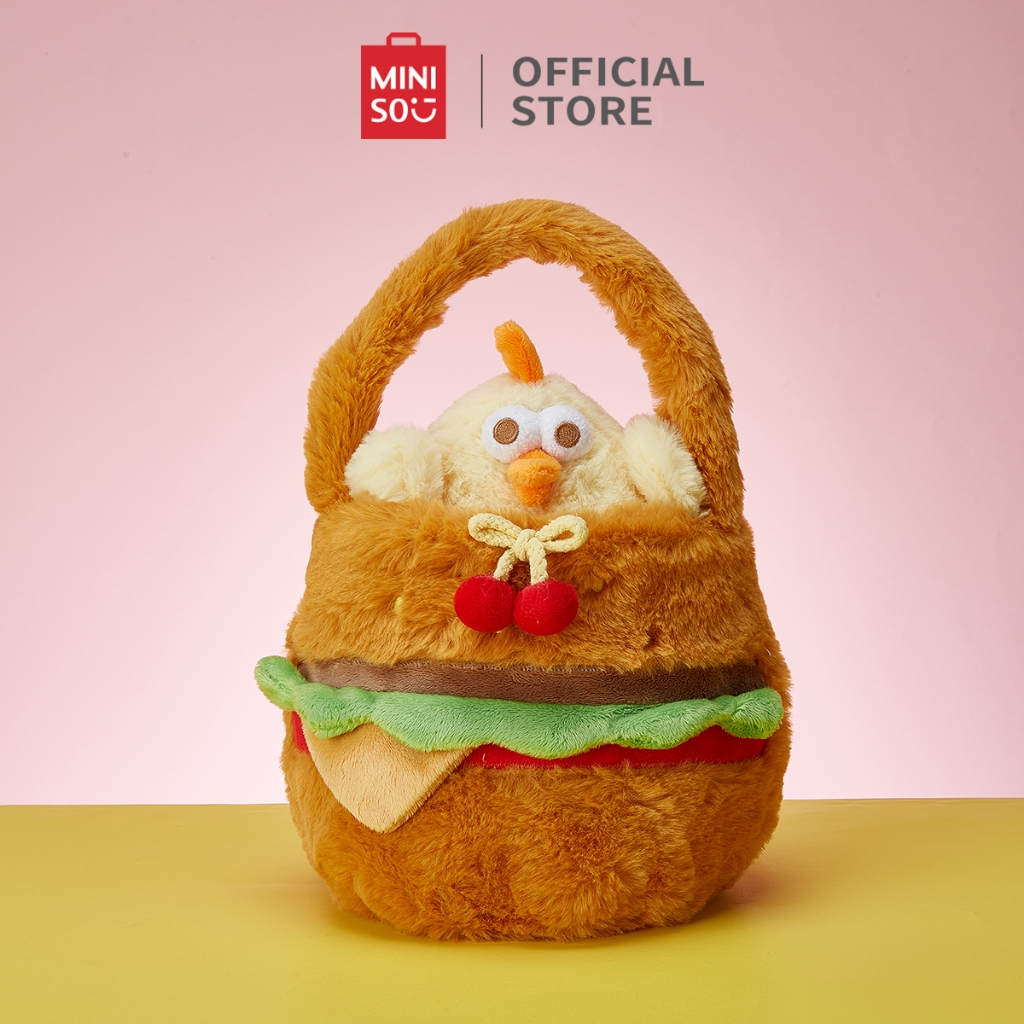 Miniso X Dun Dun Boneka Bantal 6 Inch Plush Doll Lucu Mainan Boneka Bantal Bayi Doll Mini Plush Toys