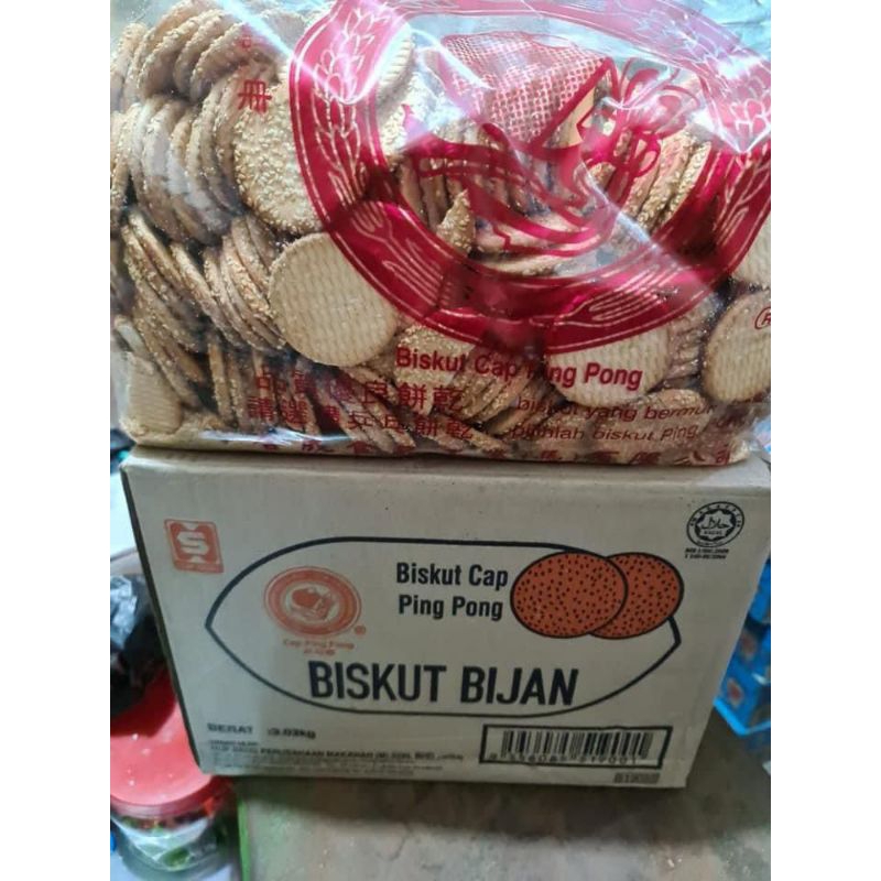 

BISKUIT BIJAN DUS 3.03 KG MALAYS1A - PINGPONG - PING PONG - HUPSENG