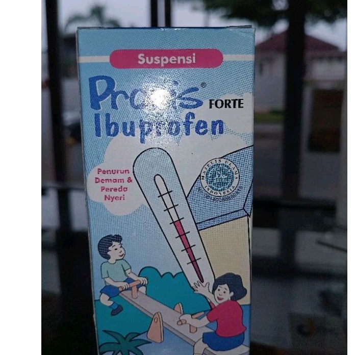 Proris ibuprofen Forte sirup 60 ML Rasa strawberry