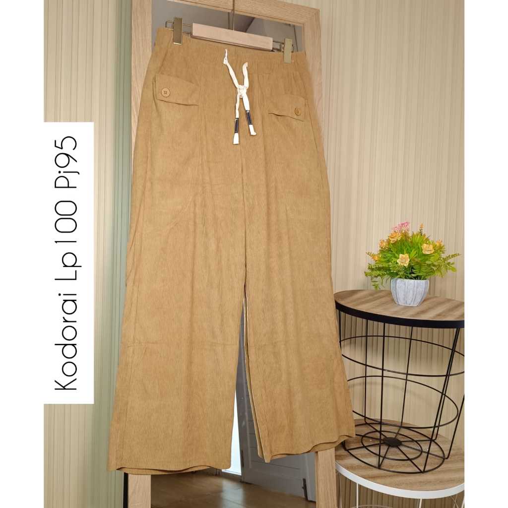 Pants kulot kodorai 1275 import