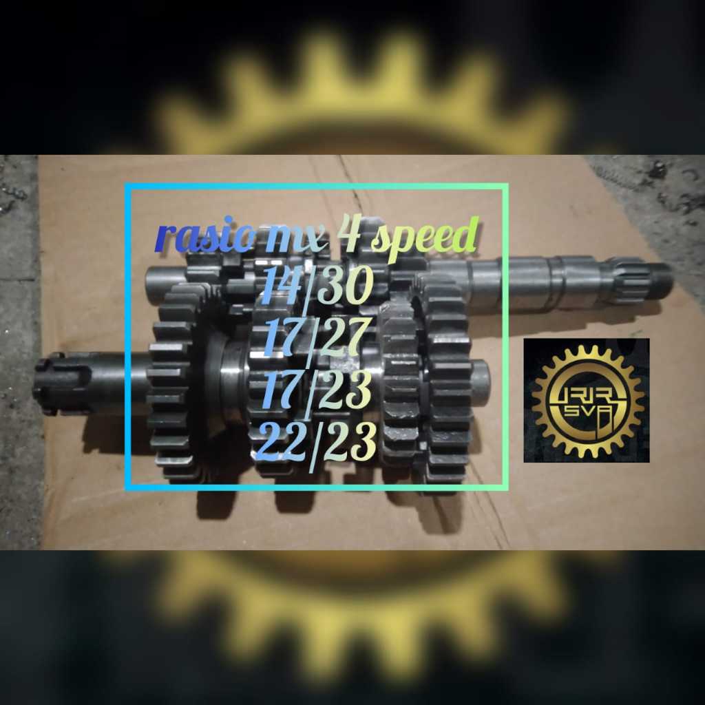 Gigi Rasio Racing Jupiter MX 4 Speed Race Drag ukuran 1st.14/30; 2nd.17/27; 3rd.17/23; 4th.22/23 bis
