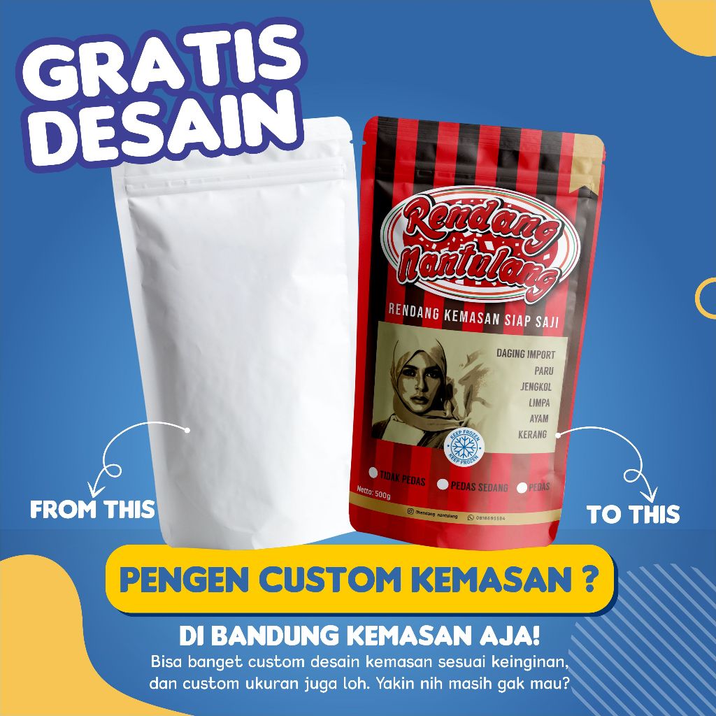 

Custom Kemasan Plastik Standing Pouch Alumunium Foil Klip Ziplock Harga Murah