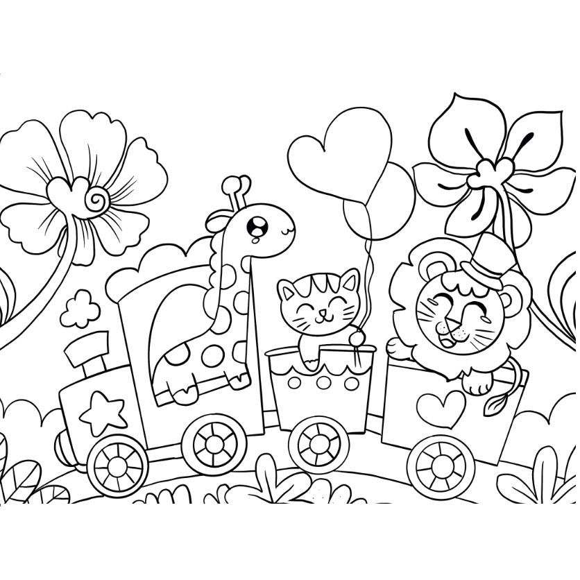 IK6 Buku Anak Mewarnai - Happy Coloring Activity Series