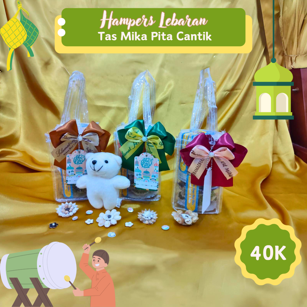 

Hampers Lebaran Cantik - 2 jar tas mika