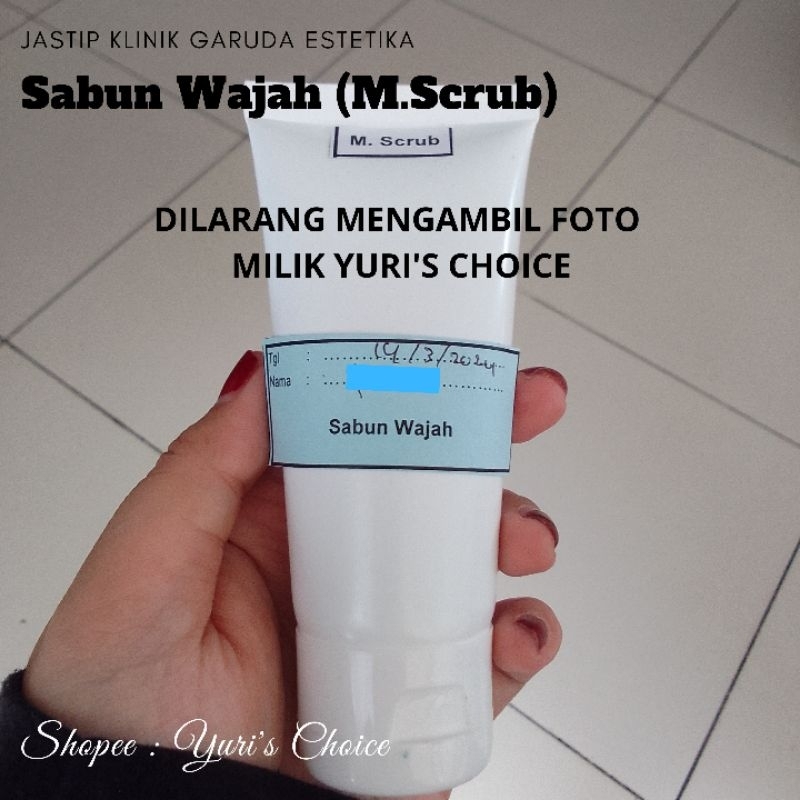 Sabun Wajah Muka Scrub Klinik Garuda Estetika