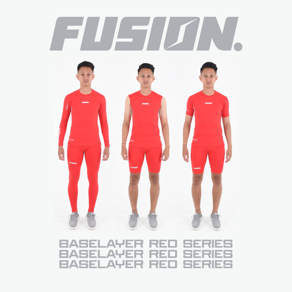 FUSION BASELAYER SERIES /BASELAYER RED/ BASELAYER/ BASELAYER SHORTSPANTS / BASELAYER LONGPANTS /BASE