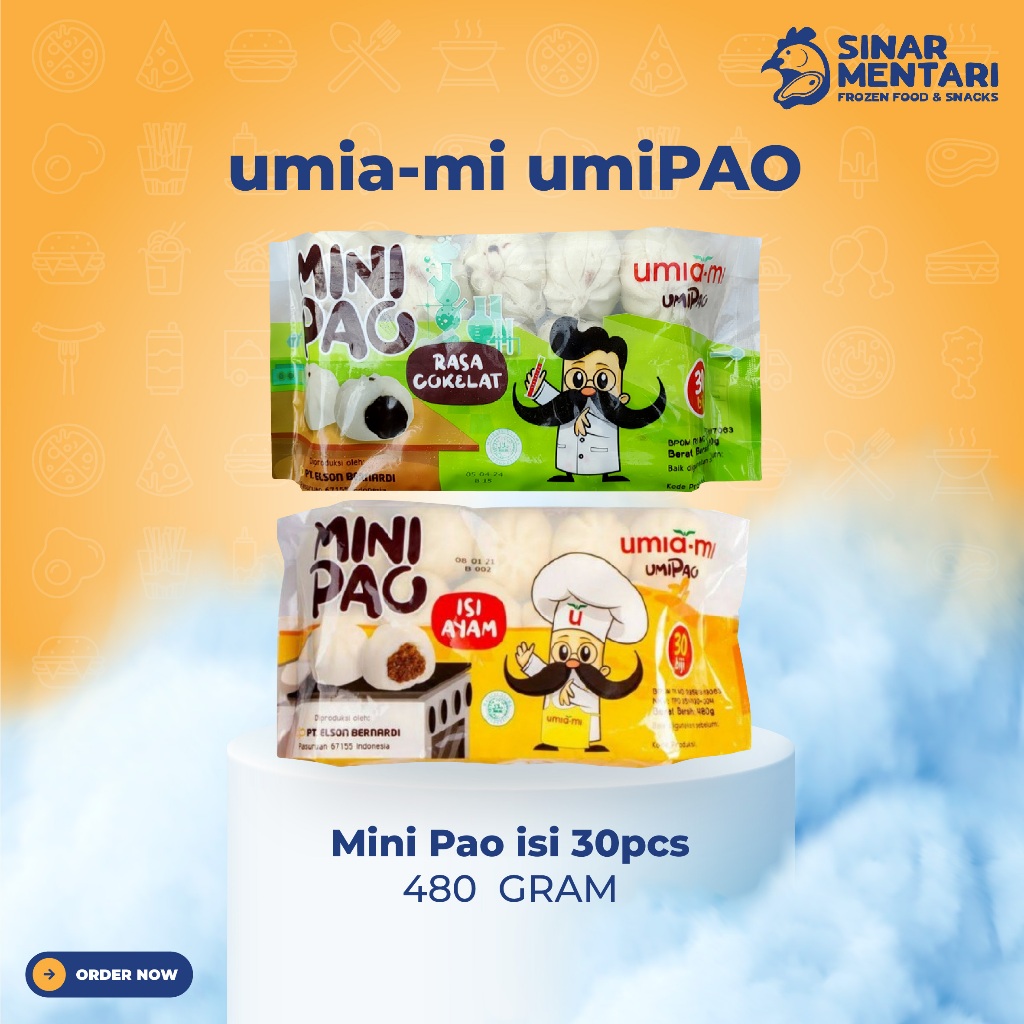 

umiami / okepao minipao bakpao mini pao 480 gram isi 30pcs