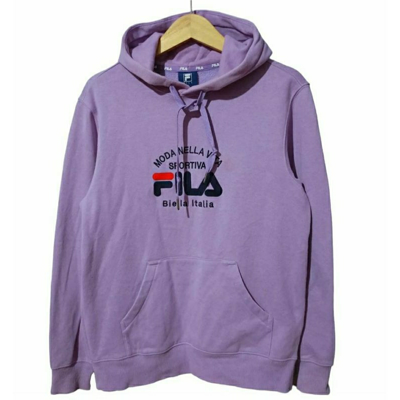 Hoodie FILA Original Hoodie Ungu Lilac