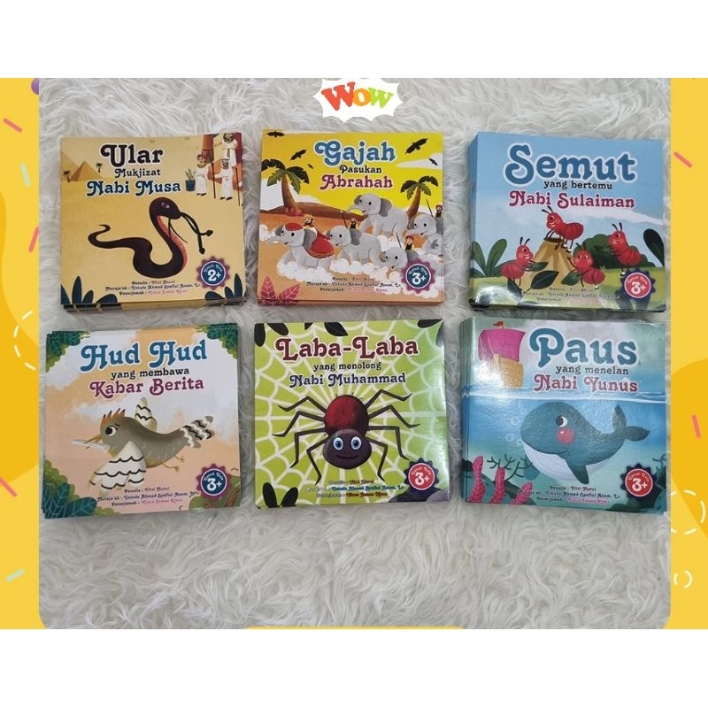 

Buku Cerita Anak bergambar Kisah Hewan Dalam Al-Qur'an
