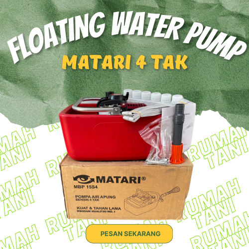 pompa apung 4 tak floating water pump matari