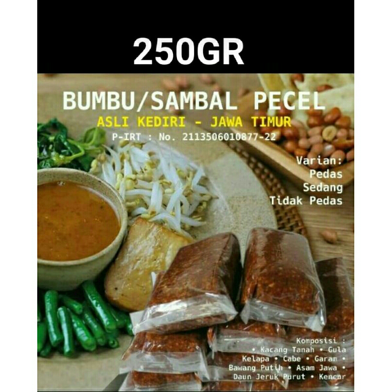 

Sambal pecel 250 gr