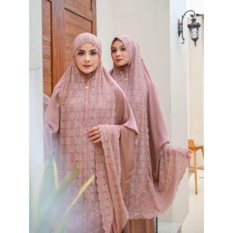 MUKENA PREMIUM MALAIKA AISHA MOSCHA HIJAB