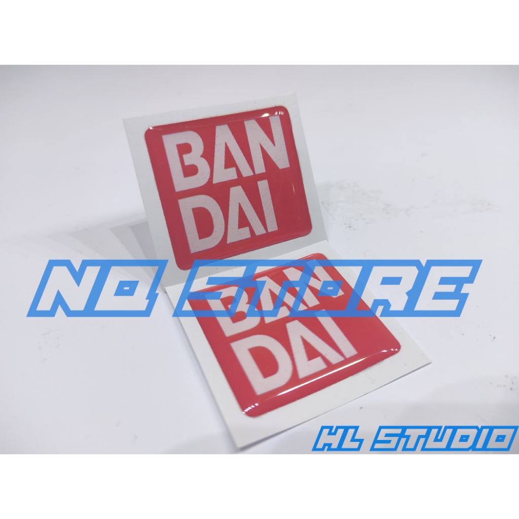 

EMBLEM STIKER BANDAI RESIN LENTUR TIMBUL (FULL RED)