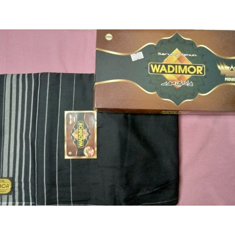 Wadimor hitam polos 10 pcs (1dus)